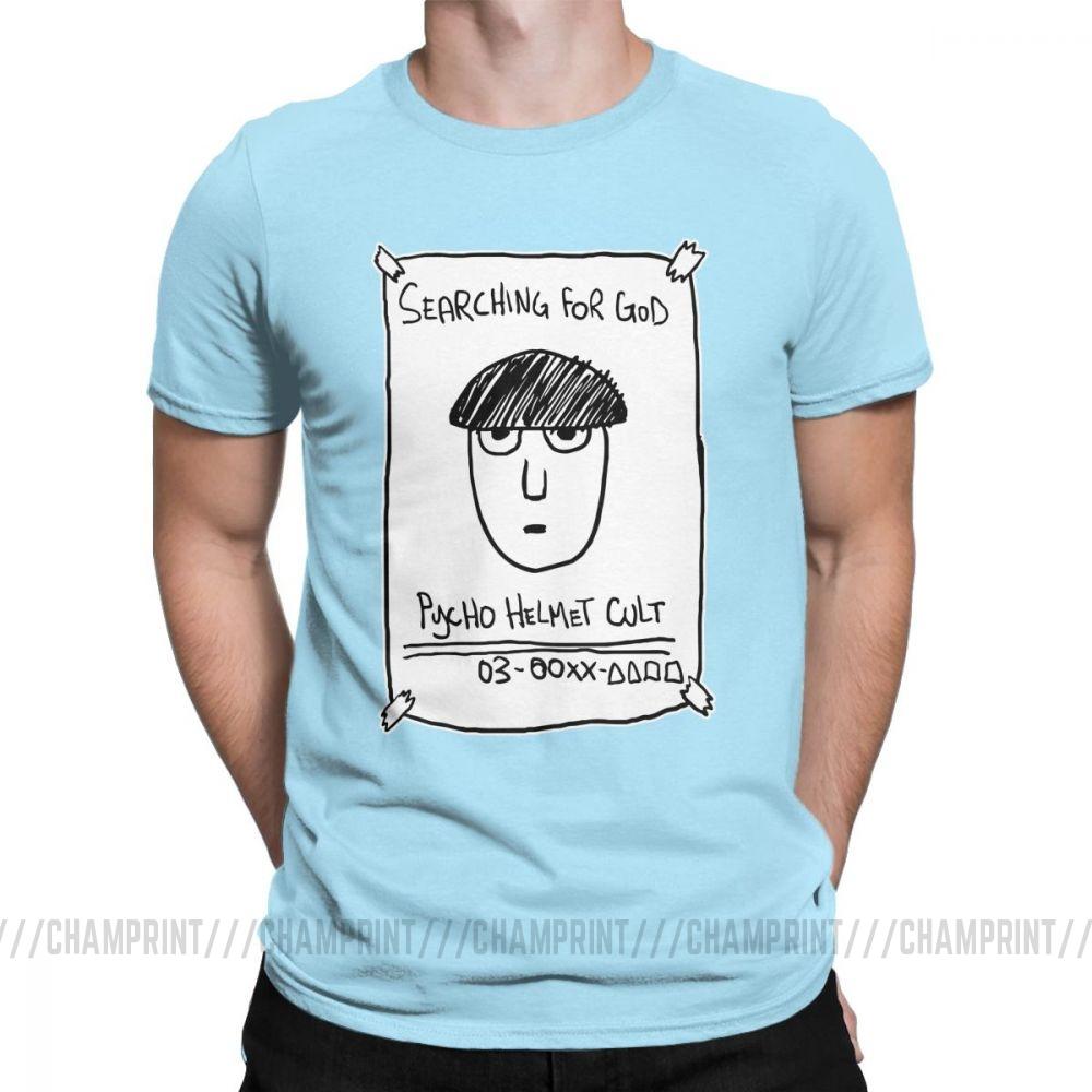 Fashion Mob Psycho 100 Where Is He T Shirt For Men Round Neck 100 Cotton