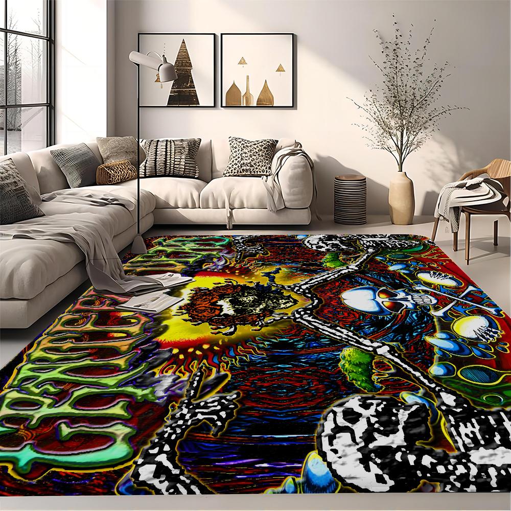 G-Grateful D-Dead Door Mat Nordic Style Bedroom Living Room Doormat Home Balcony Anti-Slip Alfombra