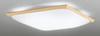 ODELIC SH8328LDR Japanese-Style Ceiling Light, Dimmable, White Wood, for Rooms up to 8 Tatami Mats