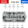 Car Fast-Blow Glass Tube Fuses 0.1A~35A Quick Blow Car Glass Tube Fuses Assorted Kit for Car Light Inflator Fuse Holders1
