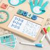 Kids Mathematics Teaching Aids for Learning Finger Arithmetic Puzzles for 3-6 Year Olds First Grade Science and Education Toys