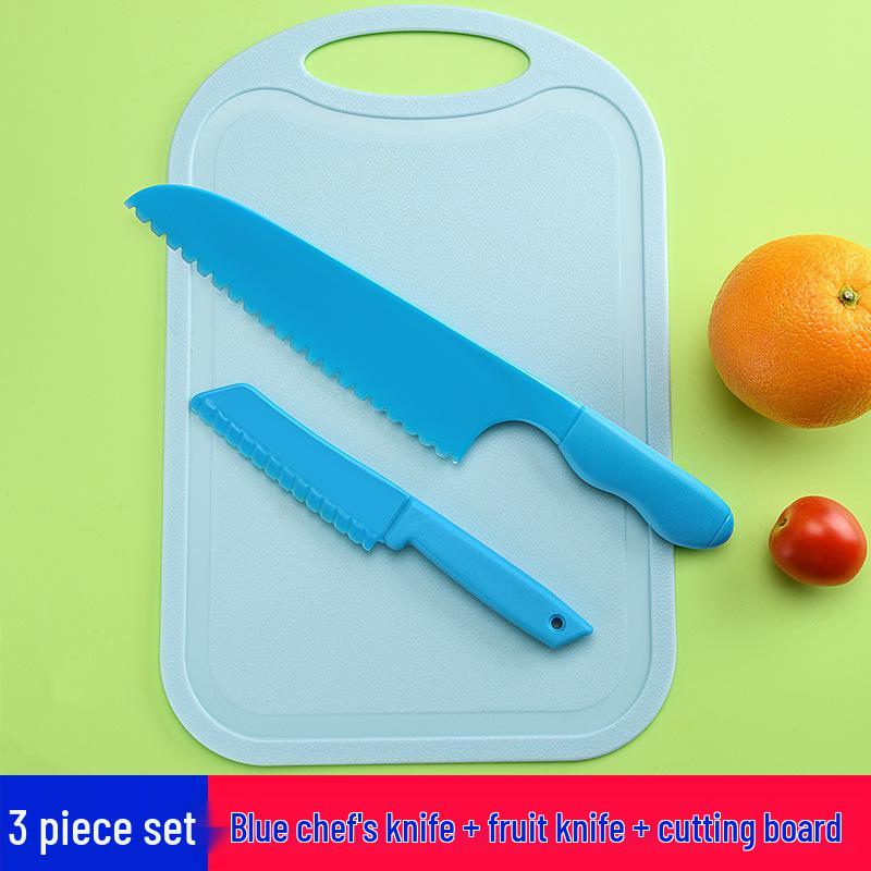 Children's Safe Plastic Knife Set – Ideal for Early Education and Kindergarten.