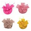 Solid Color Bride Headband Hepburn Style Wedding Headdress Fascinator Headpiece  Wedding Party