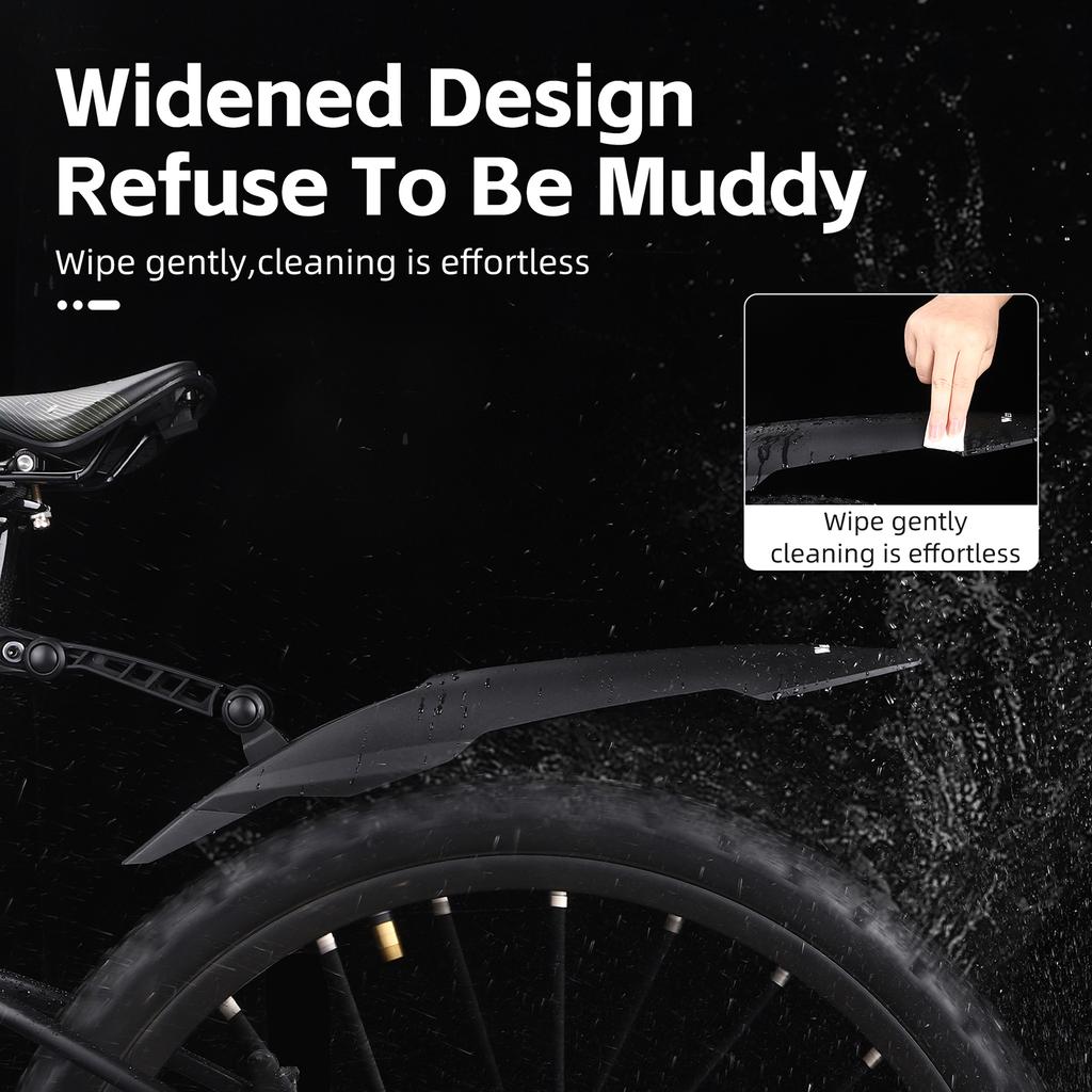 Велосипедное крыло, расширенное, быстросъемное, универсальные велосипедные крылья 26–29 дюймов, регулируемые передние и задние грязевые велосипедные крылья