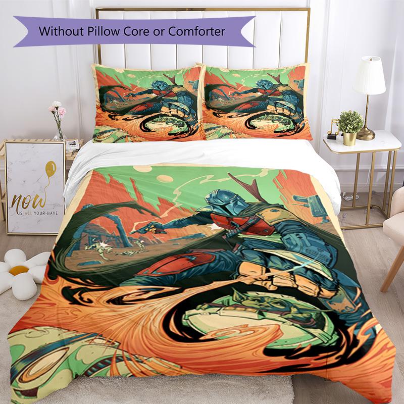 Star Wars Quilt Cover Set Suitable for Living Room Machine Washable Perfect Gift for Friends Family