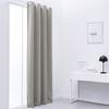 TODAY Blackout Curtain with Eyelets Plain Beige 140x240 Cm