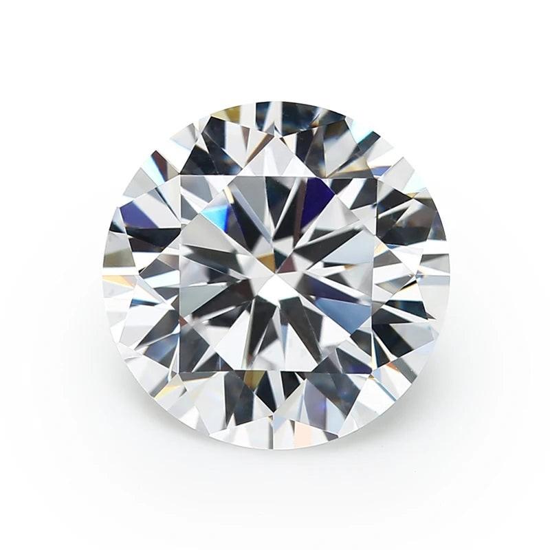 2.5mm D Color VVS1 Lab Grown White Round Cut Premium Loose Gemstone