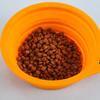 Collapsible Silicone Dog Bowl - Portable Outdoor Pet Food & Water Bowl