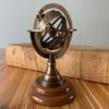 Vintage Zodiac Armillary Brass Sphere Globe