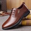 Leather Shoes Men's Business Casual Shoes Black Dress Work Shoes Spring Men's Casual Shoes Foreign Trade Workers
