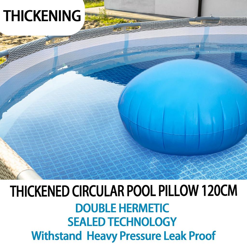 Pool Pillows For Above Ground Pools, Cold-Resistant Pool Pillow For Closing Winter, Winterize Pool Closing Kit Winter Pool Cover Pillow With Rope *2