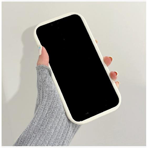 Fashion Wave Pattern Solid Color Cream Case For iPhone 15 Pro Max 14 Plus 13 12 11 Pro X XR Xs Max 7 8 SE 2022 Soft Clear TPU Phone Case