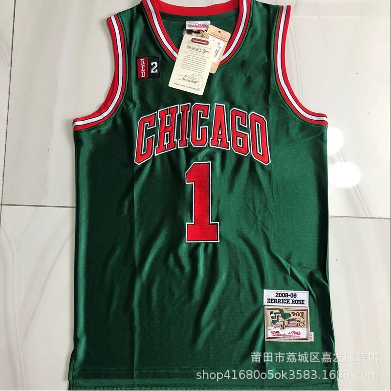 Mens Retro Mesh Basketball Jersey With Embroidered Number - Chicago Bulls 23 Michael Jordan 91 Dennis Rodman 1 Derrick Rose