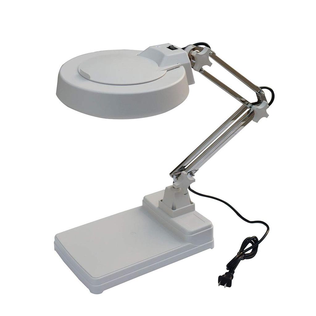 INTBUYING Magnifying Adjustable Eligible for Issuing Invoices Glass, Tabletop, Stand, Light, Angle, (20x)