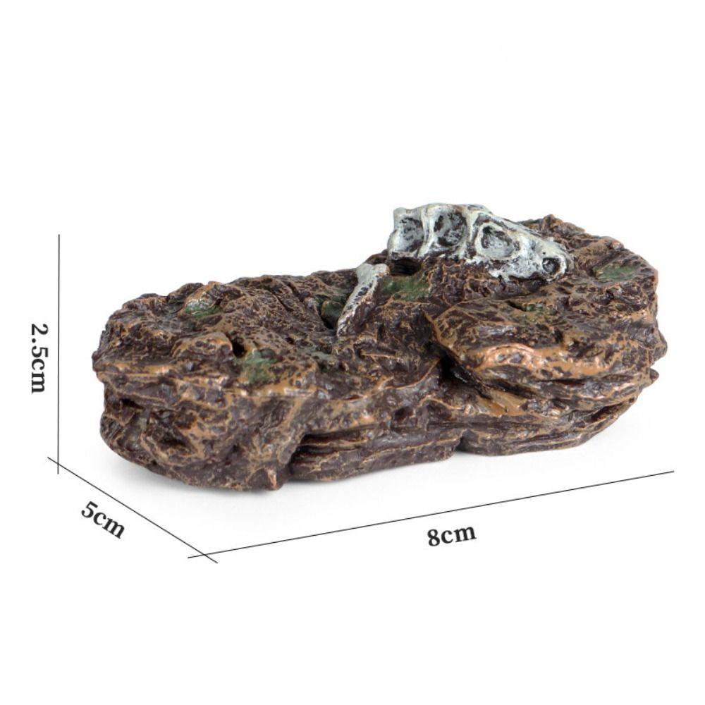 Сделай сам Миниатюрный Камень Пластик Камень Дерево Коряга Фигурка Игрушка Искусственная Коряга Универсальный