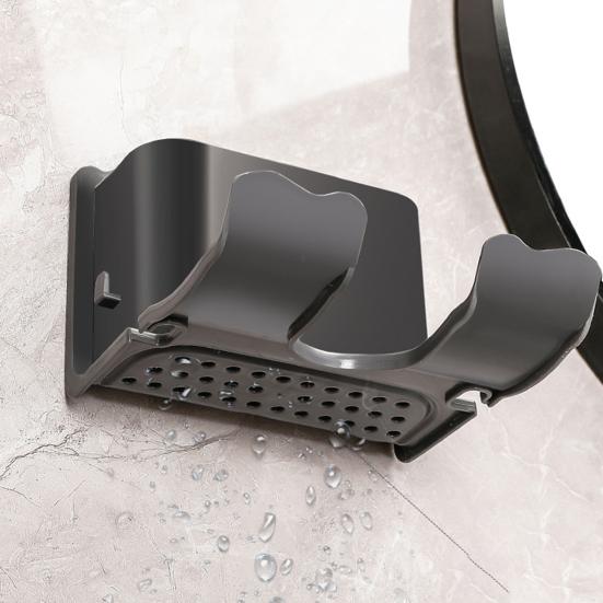 Настенная подставка для фена U-образная конструкция Прочная несущая способность Простая установка Универсальная