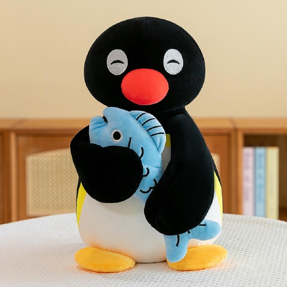 Cute penguin rabbit plush Pillow Chubby 3D Novelty penguin Doll Plush Stuffed Toy Baby Sleeping Throw Pillow Gifts for Kids Girl