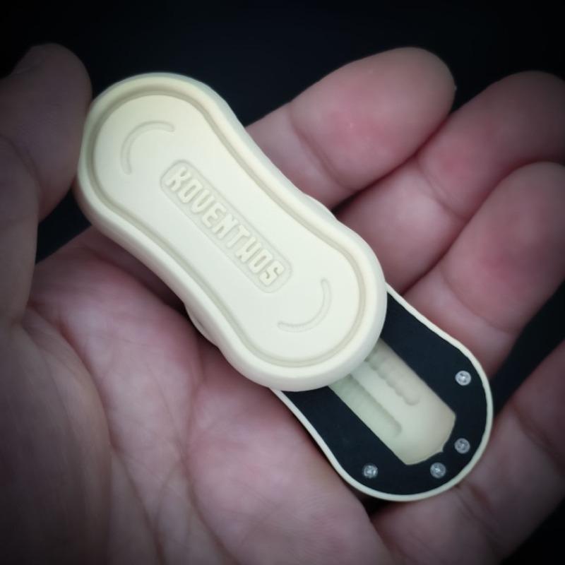 3D Printed Soap Ratchet Wheel Mechanical Slider Fidget Magnetic Push Card Pushing Plate Edc Sensory Stress Relief Adults Toy