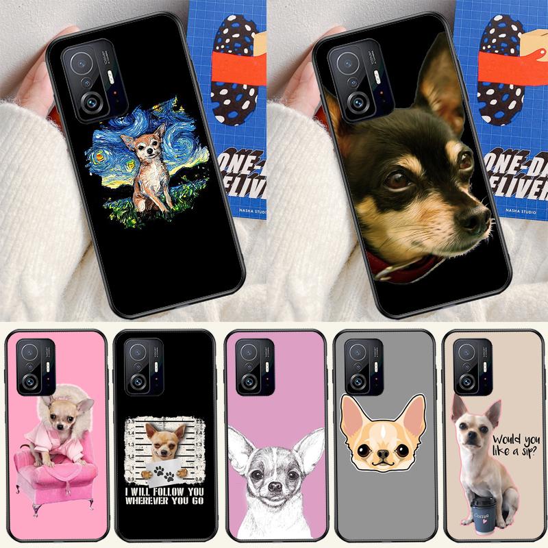 Чехол с собакой чихуахуа для Xiaomi 14 Ultra 13 11T 12T 13T 14T Pro POCO X6 X7 Pro X3 X5 F3 F5 F6 M6 Pro