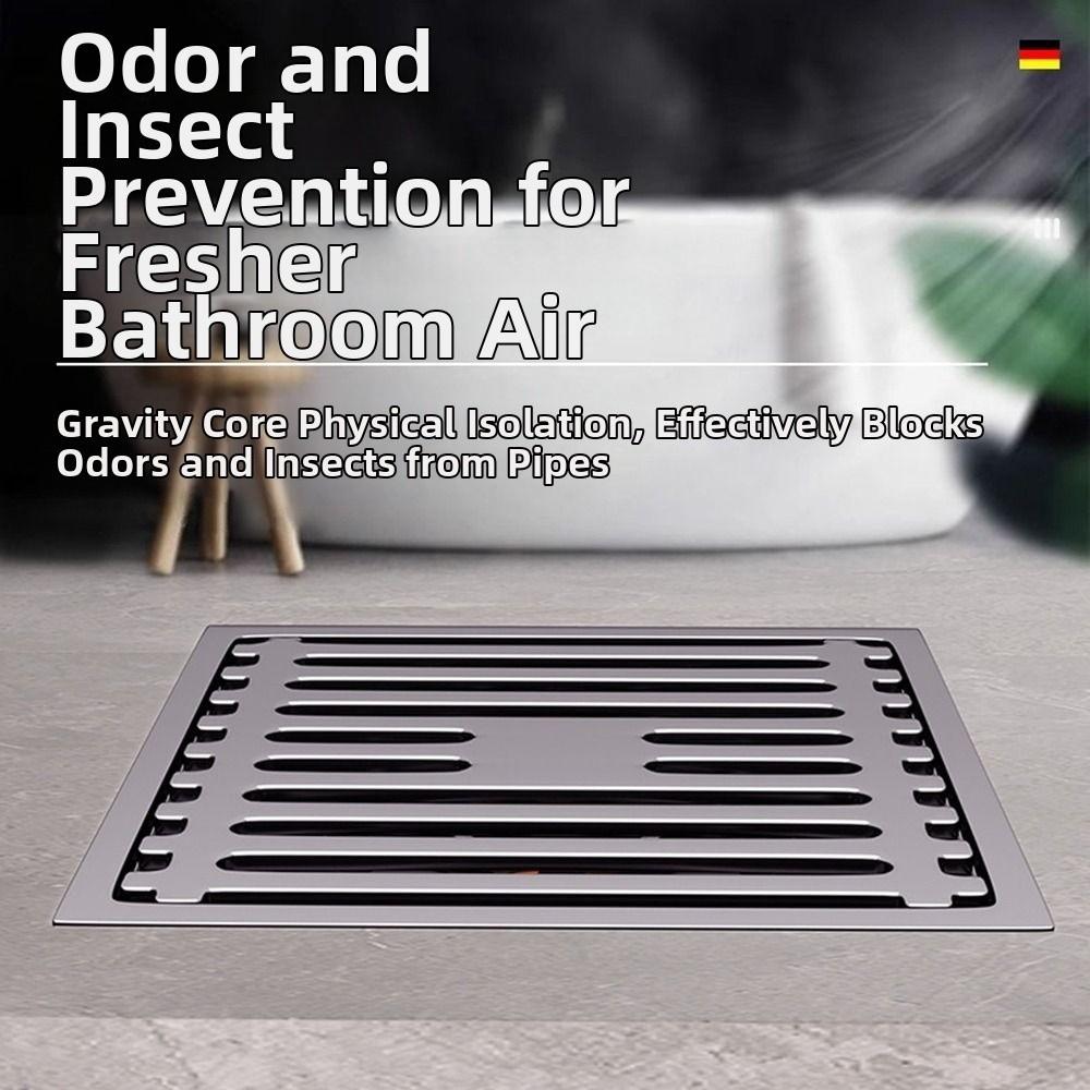 Thickened Stainless Steel Floor Drain Dual Use Floor Hair Catcher Bathroom Drain Plug Laundry Room