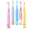 Electric Toothbrush Cartoon Kids Clean With Replacement Head Ultrasonic IPX7 Waterproof Rechargeable Sonic Toothbrush Children's