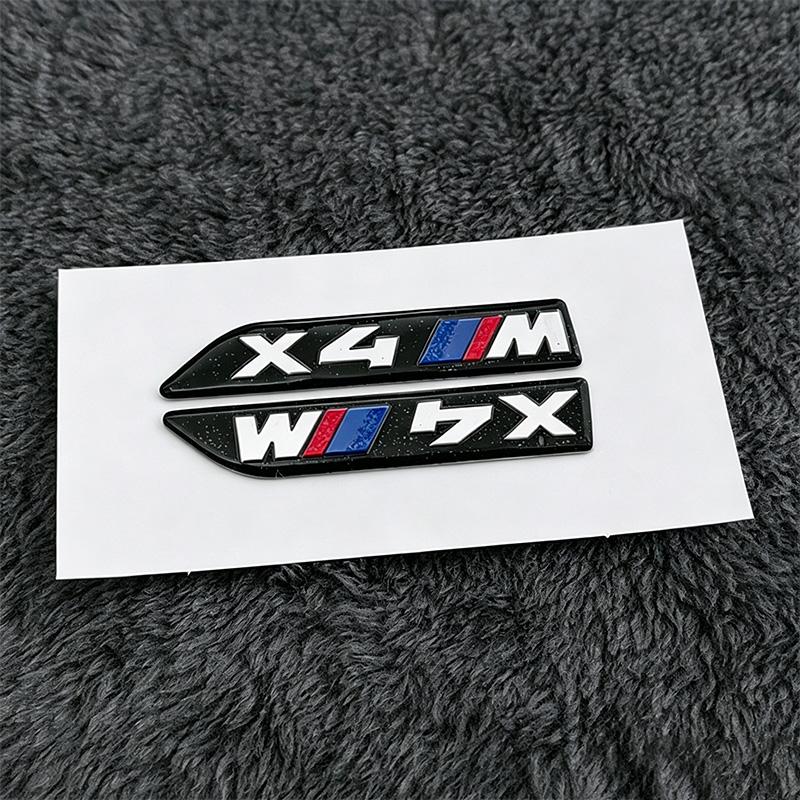 FD20-FD19-FD17-2pcs Car Body Side Badge Body Rear Trunk Decor Sticker For BMW X3 X4 X5 X6 F10 E90 E30 E39 E36 E87 E92 E83 F25 F26 E70 G06 E71