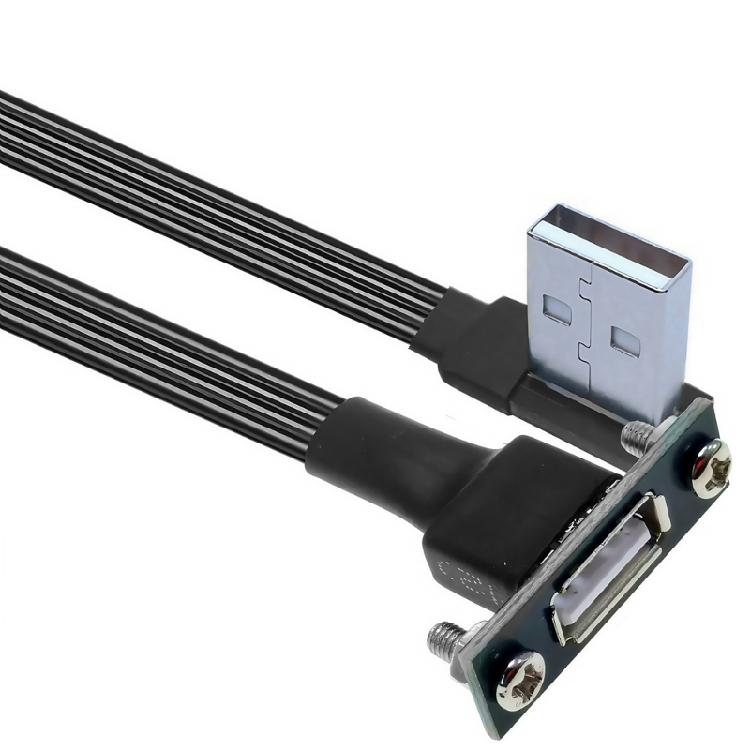 Портативный USB 2.0 удлинитель с дизайном «ушки», кабель-адаптер Male-Female, простая установка для панели и стены
