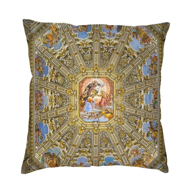 Luxury Via Triumphalis Of Saint Benedict Cushion Cover x Soft Baroque Throw Pillow Case Sofa Square Pillowcase Decoration