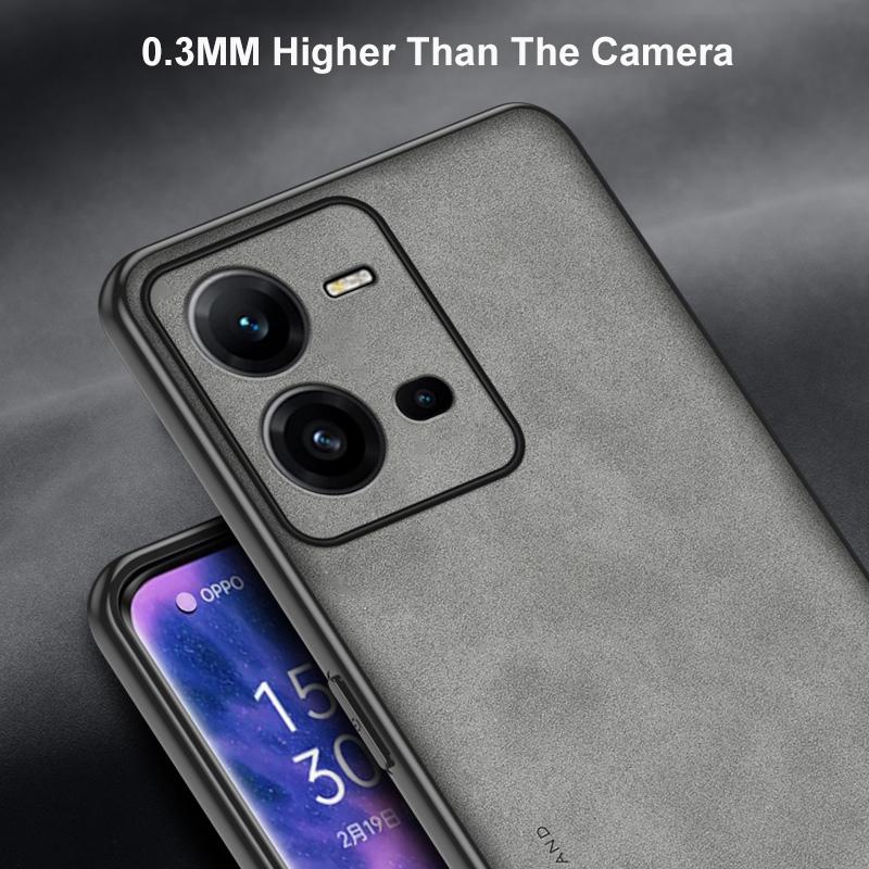 Роскошный чехол из искусственной кожи для Vivo V25 Pro V25E, матовый силиконовый чехол для телефона с полной защитой для Vivo Y35 Y16 4G Y22 Y22S Coque