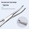 Stainless Steel Surgical Hemostatic Forceps with Straight or Curved Tips - Clamps, Needle Holders, Retractors, Fishing Tools.