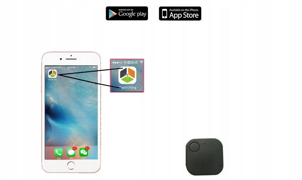 Bluetooth Baby Keys Objects Locator Iphone White
