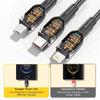 Essager 6A 66W 3 в 1 USB Type C Кабель Micro USB Провод для iPhone 14 13 12 Pro Max Samsung Xiaomi Huawei POCO Шнур для передачи данных мобильного телефона