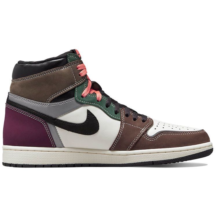 Кроссовки унисекс Air Jordan 1 High OG ручной работы, разноцветные, черные, архео-коричневые, DH3097-001