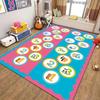 Cute Cartoon Educational Pattern Carpet Non Slip Soft Rug For Kids Room Playroom Living Room Bedroom Home Decor Children Use