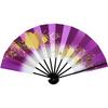 Love 1400mm X Shikishi Red Black Lacquered Fan for Dancing Fan, 1528mm, Chirashi, Gradation, 9.5cm, Bone, Box, (Purple)