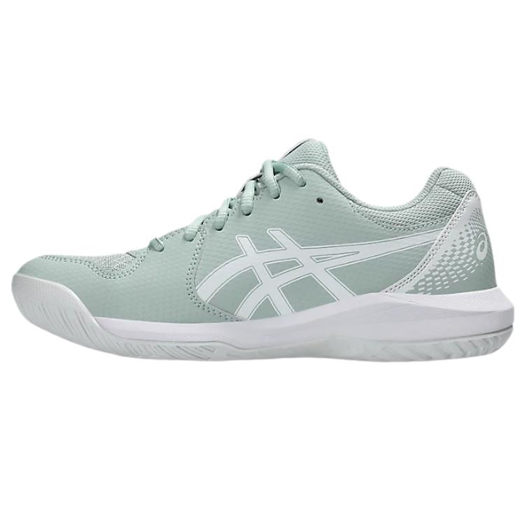 Asics Gel Dedicate 8 Low Top Tennis Shoes Women's Light Green Sneakers 1042A237-300