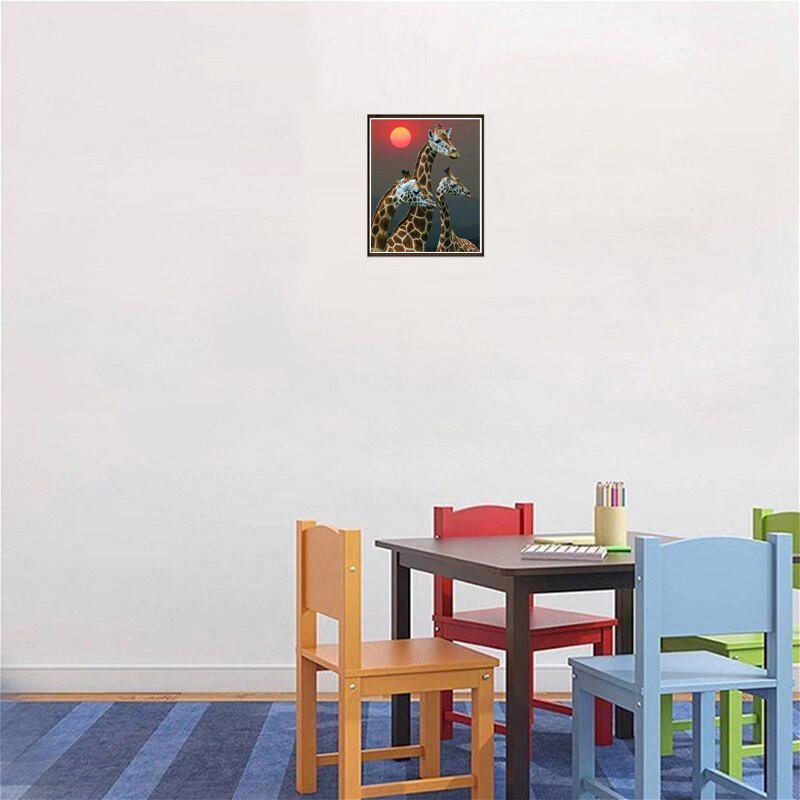 5D Diamond Painting Giraffe Diamond Embroidery Animal Cross Stitch