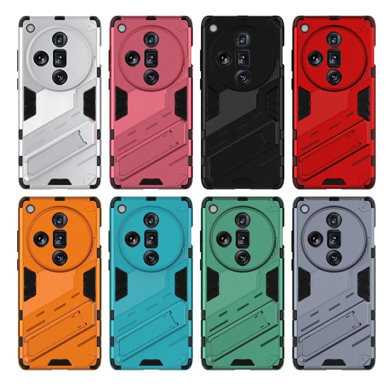 Для OPPO Find X7 Ultra X3 X5 Lite X3 Neo X3 X5 X6 X7 Pro задняя крышка противоударный бронированный чехол против падения защитный чехол-подставка