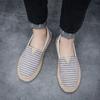 Модные летние новые мужские туфли Модные тканые полосы для комфорта Дышащие легкие повседневные парусиновые туфли для мужчин Zapatos De Hombre