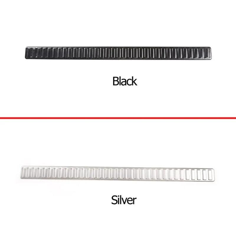 For Land Rover Defender 90 110 130 2020-2024 Black Car Rear Trunk Bumper Anti-stepping and Anti-scratch Plate Car Accessories BQQ0