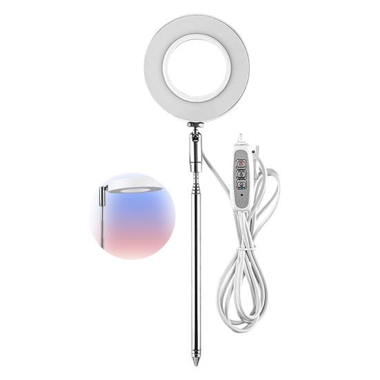 1/2 шт. телескопическая настольная лампа для выращивания растений полного спектра с автоматическим таймером 4/8/12 ч и 4 уровнями регулировки яркости, регулируемая по высоте светодиодная лампа для растений