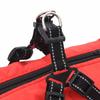 Waterproof Reflective Dog Coat with Integrated Harness Red Size L44
