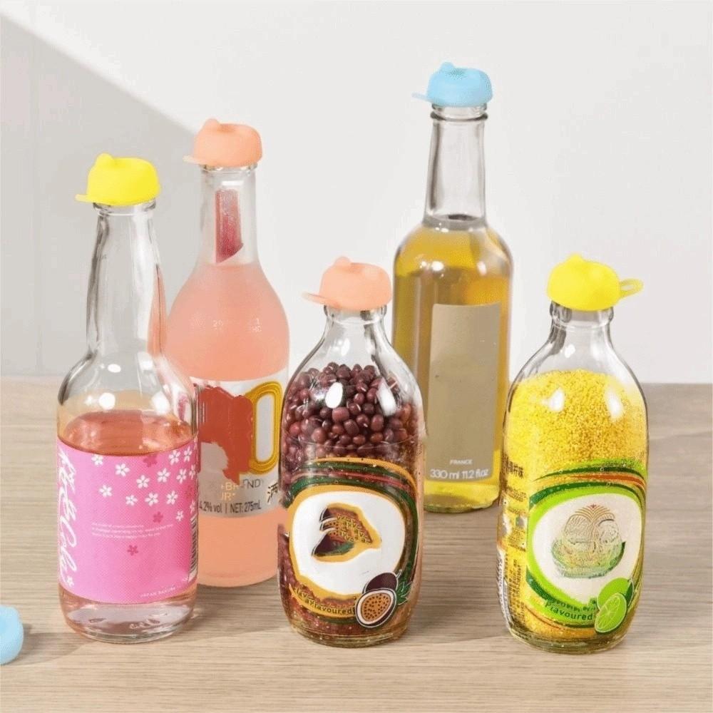 2Pcs Reusable Bottle Caps Replacement Bottle Cap Cover New Milk Cup Lids