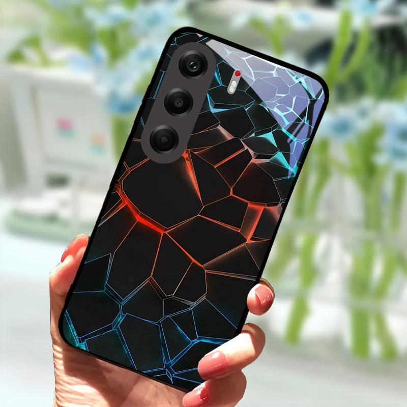 Чехол для телефона Tecno Camon40 40Pro 4G, модный, из закаленного стекла, противоударный, для Tecno Camon 40 Pro, чехол CM6 Funda