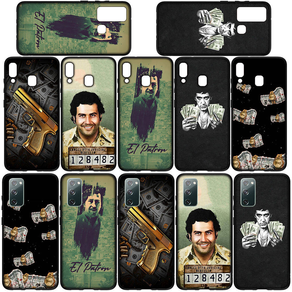 Phone Case for iPhone 17 16 15 Plus Huawei P30 P20 Lite Redmi Note 14 12 11 13 Pro Max OPPO A60 A80 A40 A18 A38 A54 Money Narcos Pablo Escobar Cover