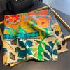 Designer Flower Square 65cm Scarf Women's Silk Scarf Luxury Cotton Shawl 2025 Printed Women's Headscarf Headscarf
