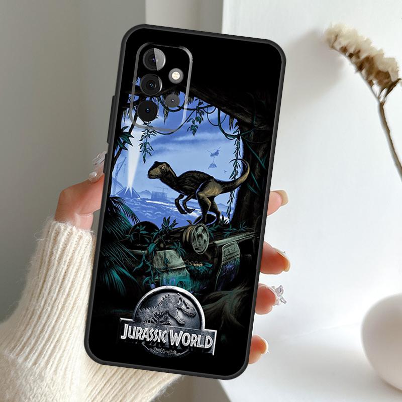 Jurassic Park Dinosaur World For Samsung Galaxy A51 A71 A12 A22 A32 A52 A72 A13 A23 A33 A54 A53 A34 A73 A21S A52S Phone Case