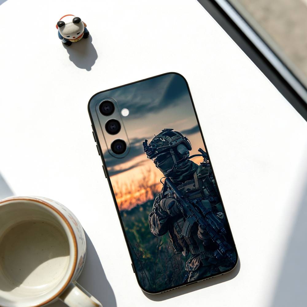 Army special forces Phone Case For Samsung Galaxy A73,A72,A71,A70,A53,A52,A51,Soft Silicone Black Cover