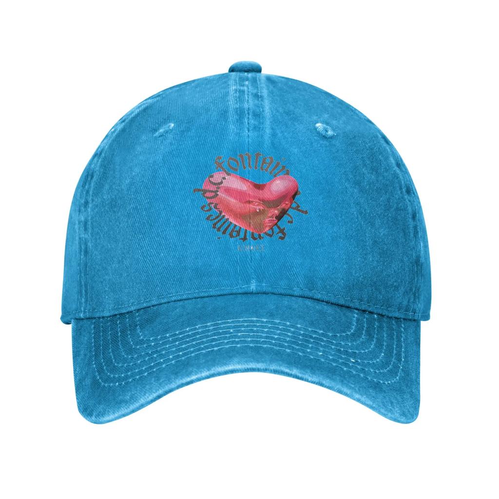 Кепки Fontaines DC Romance из денима Snapback Кепки-бейсболки Дышащие Casquette Для улицы Унисекс