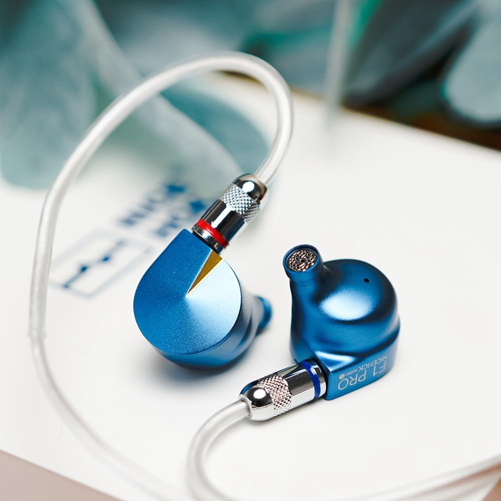 HiFiGo NiceHCK F1 Pro Planar Magnetic Driver Wired Planar IEM N55 Earphones with Magnet and 2um Diaphragm 14.2mm In-Ear Monitors, In-Ear (3.5mm)